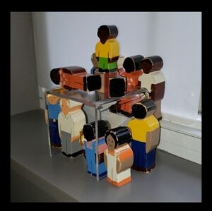 Cultural people wooden